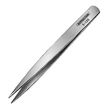 Image of Bernstein 5-125 Sheet Metal Tweezers 110mm Nickel-Plated Straight ...