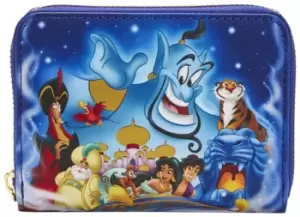 Image of Aladdin Loungefly - 30th Anniversay Zip Around Wallet Wallet multicolor