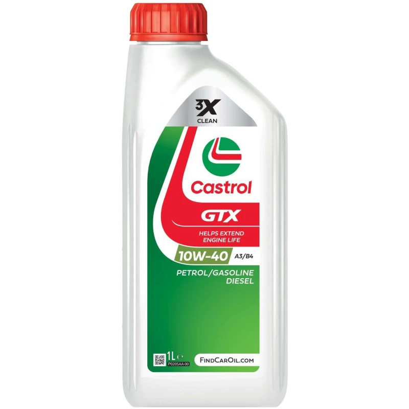 Image of Castrol 15F8FE Engine oil Castrol GTX 10W-40 A3/B4 Capacity: 1l, Part Synthetic Oil Engine Oil (1862)