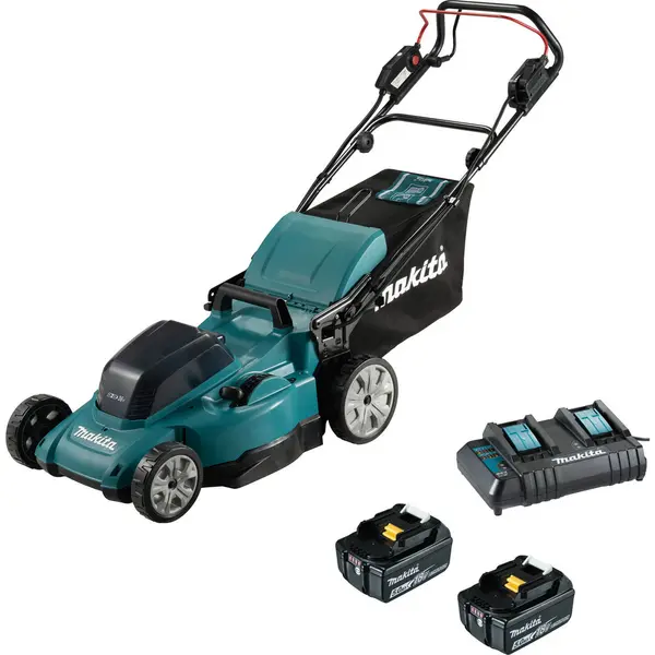 Image of Makita DLM481CT2 480mm Cordless Self-Propelled Lawnmower