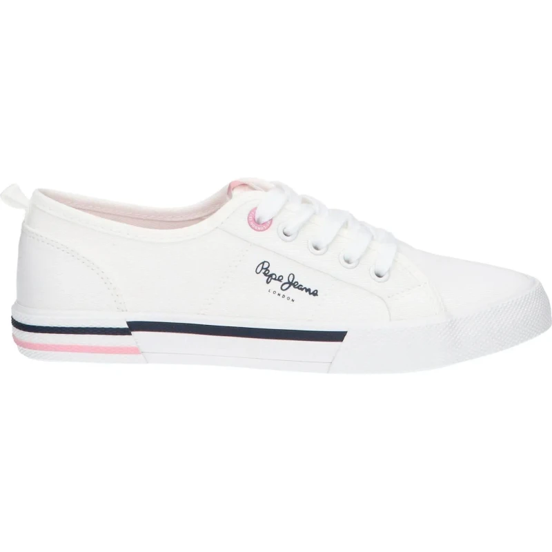 Image of Pepe Jeans Womens Trainers Pepe Jeans Brady Top Blanc Female 36