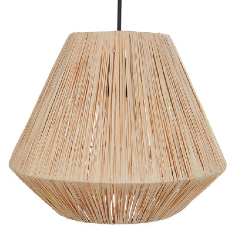 Image of Beliani Pendant Lamp Damit Wicker Natural