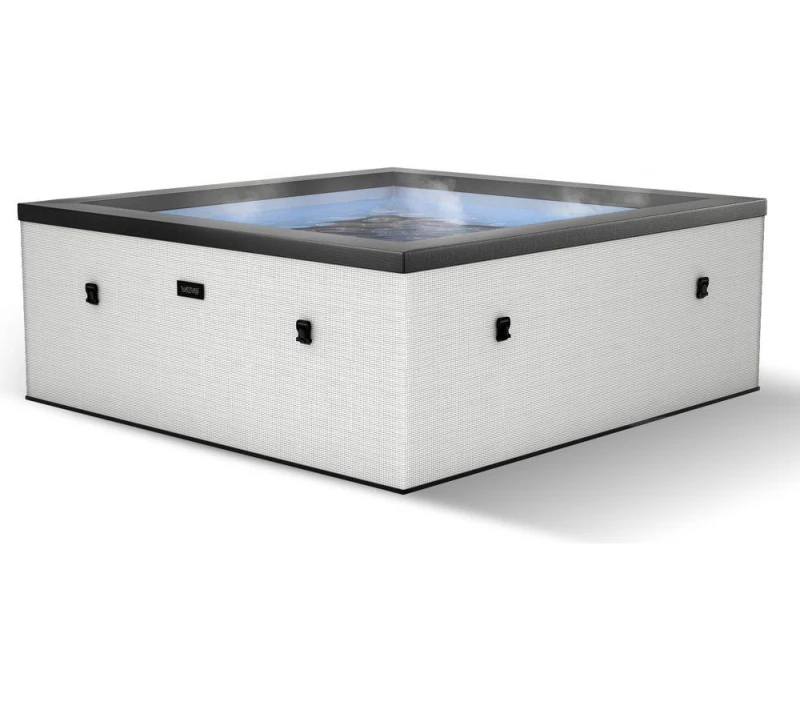 Image of WAVE Garda Eco Foam Smart Hot Tub - Pebble White 5061039892344