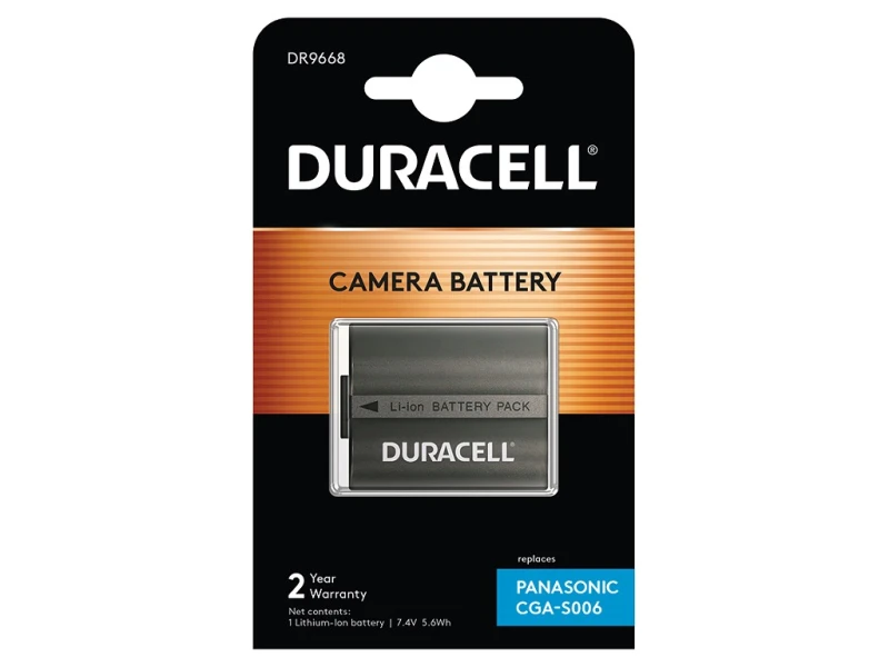 Image of Duracell Panasonic CGAS006 Battery