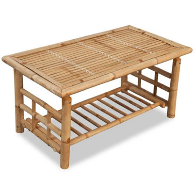Image of vidaXL Coffee Table Side End Living Room Table In/Outdoor Garden Patio Bamboo