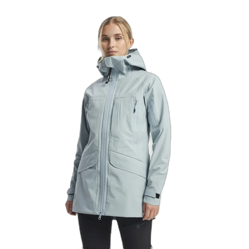 Image of Womens waterproof jacket Tenson TXlite Shell Bleu Female S