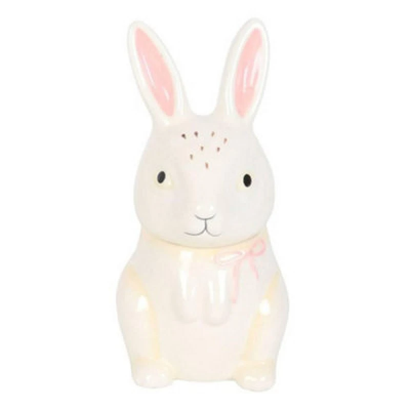 Image of Something Different Something Different Some Bunny Loves You Bunny Oil Burner in White White One Size Unisex 5063703133722