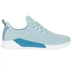 Image of Fabric Santo Eco Ladies Trainers - Green