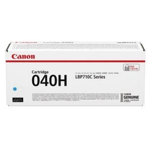 Image of Canon 040 Cyan Laser Toner Ink Cartridge