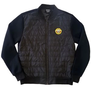 Image of Guns N' Roses - Classic Logo Unisex Medium Quilted Jacket - Black