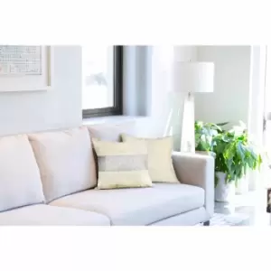 Image of Emma Barclay Eclat - Diamante Panel 50cm Velvet Cushion (pair) Cover In Mink