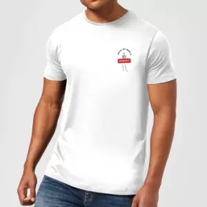 Image of Hello, My Name Is Nobody Mens T-Shirt - White - M