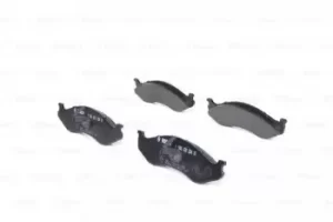 Image of Bosch 0986424284 BP139 Brake Pad Set Disc Brake Front Axle