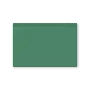 Image of Document pouches, self adhesive, A5 landscape, pack of 10, green