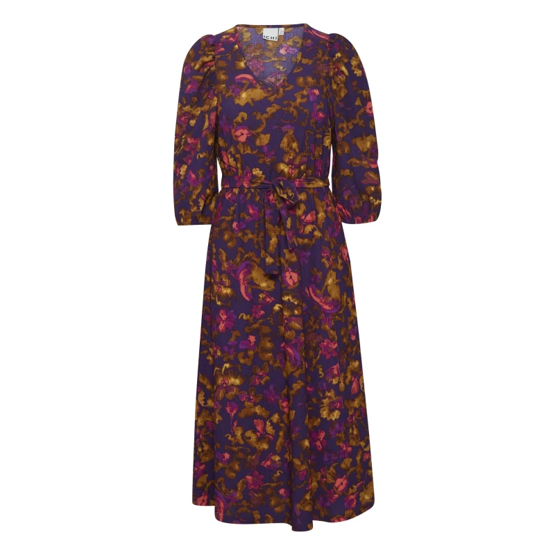 Image of Ichi Wrap dress For Her Ichi Maise 3 Multicolore Female XS