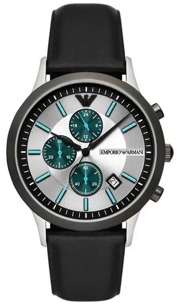 Image of Emporio Armani AR11473 Mens Chronograph Silver Dial Watch