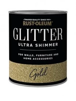 Image of Rust-Oleum Rust-Oleum Ultra Shimmer Glitter Gold 750Ml