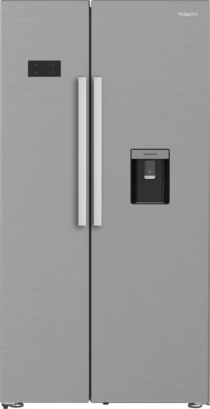 Image of Hotpoint HPG2 6583W XP4UK Non-Plumbed Frost Free American Fridge Freezer - Silver - E Rated
