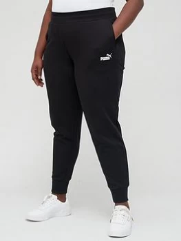 Image of Puma Essential Sweatpants (Plus Size) - Black, Size 1X, Women