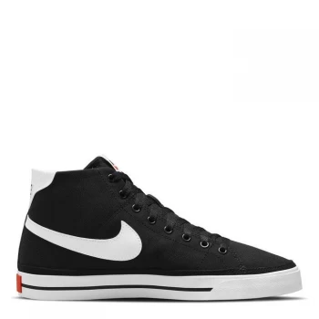 Image of Nike Legacy Canvas Trainers Ladies - Black/White