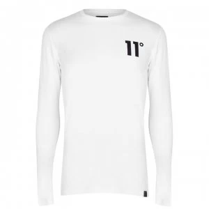 Image of 11 Degrees Sleeve Tee - White