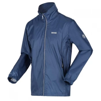 Image of Regatta Blue 'Lyle Iv' Lightweight Waterproof Packable Jacket - S