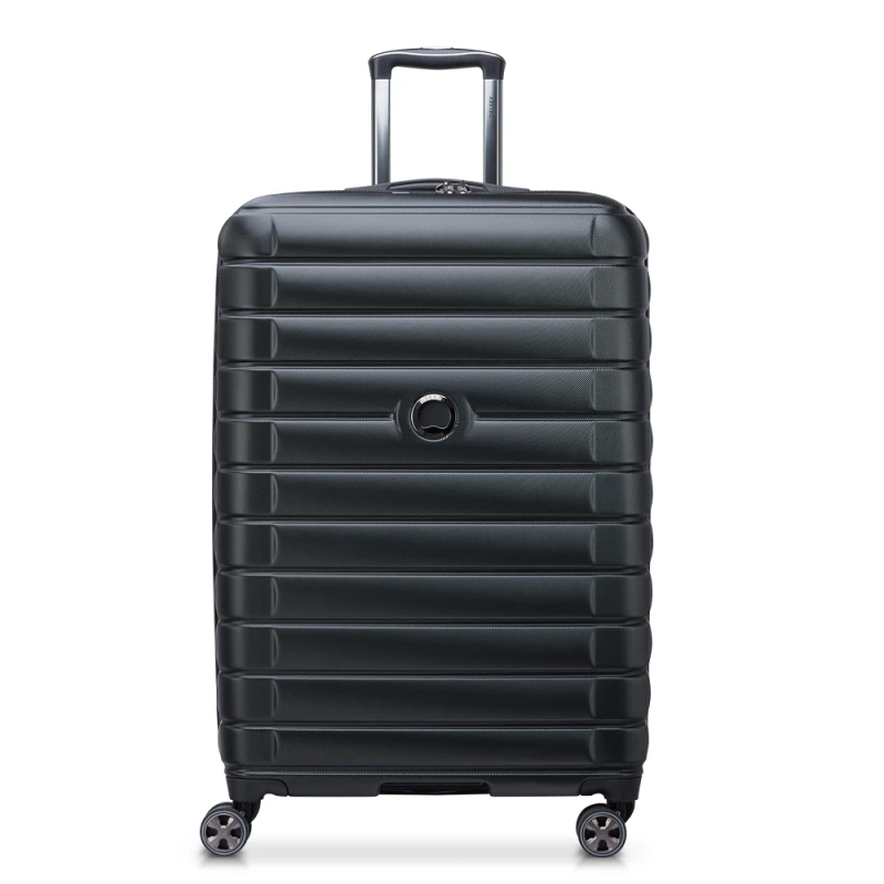 Image of Delsey 75cm Check In Spinner Suitcase - Shadow 75cm Check In Spinner Suitcase - Shadow - 75(h) x50(w) x 33(d) cm - Black Twill - 2878821 Black Twill
