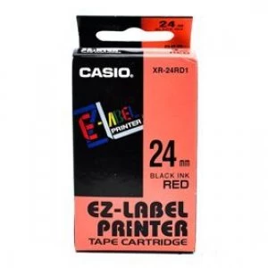 Image of Casio XR-24RD Black on Red