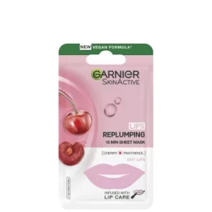 Image of Garnier SkinActive Moisture Bomb Cherry Lip Mask 5g