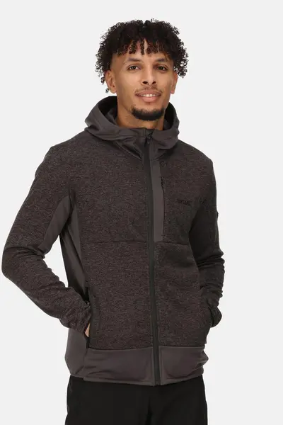 Image of Regatta Mens Bresdon Brushed Marl Softshell Jacket L - Chest 41-42' (104-106.5cm)