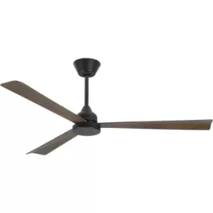 Image of Forlight Shadow 3 Blade Ceiling Fan Brown, Opal