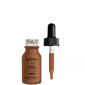 Image of NYX Professional Makeup Total Control Pro Drop Controllable Coverage Foundation 13ml (Various Shades) - Cappuccino
