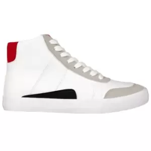 Image of Fabric Cavour Junior Trainers - White