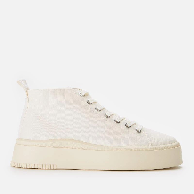 Image of Vagabond Stacey Hi-Top Trainers Cream female UK 4