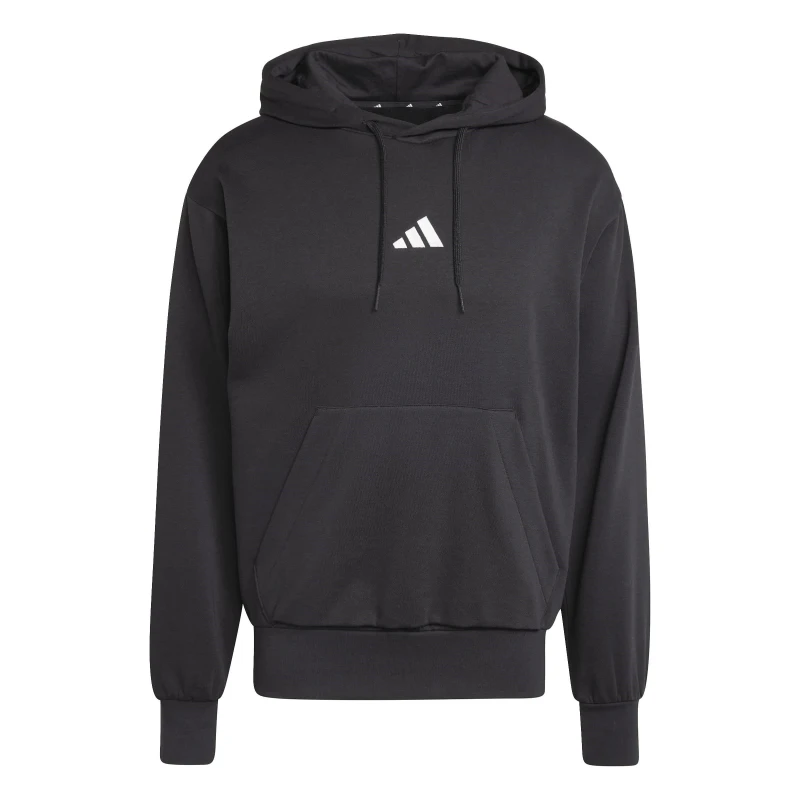 Image of adidas Essentials Feelcozy Fleece Hoodie Mens Black/White male S
