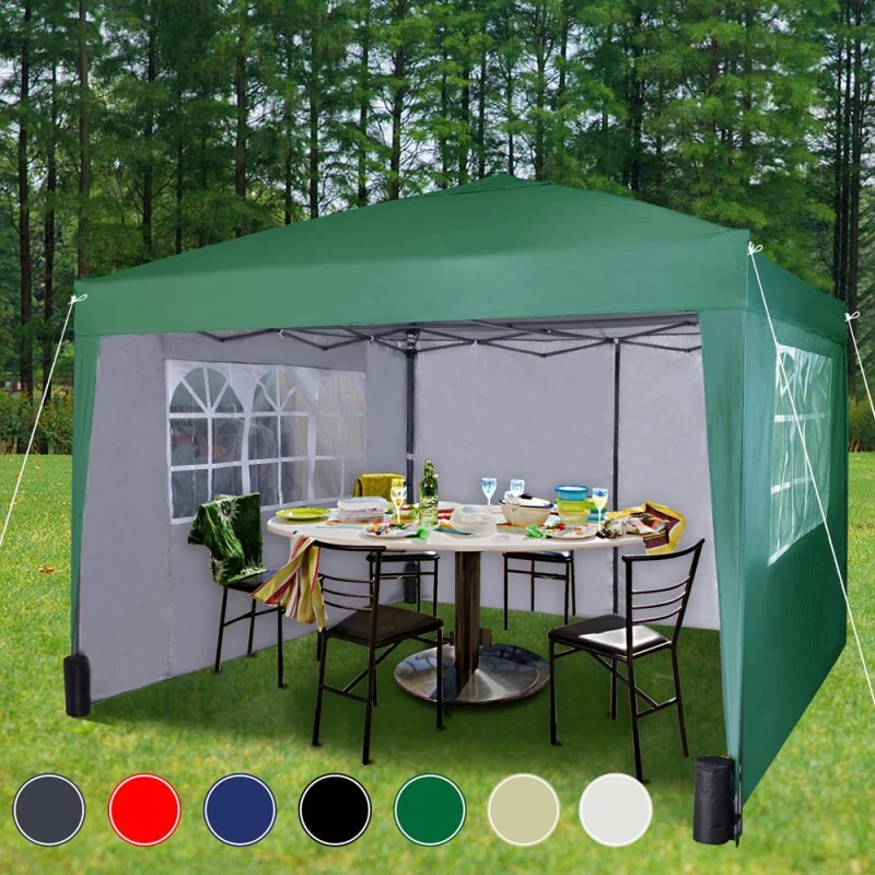 Image of MCC DIRECT Mcc Direct - Mcc 3 x 3m Pop up Gazebo Waterproof Outdoor Garden Marquee Canopy ws green GZ1110