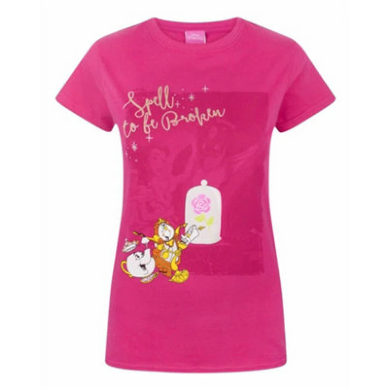 Image of Disney Short Sleeved T-Shirt (Womens Pink)