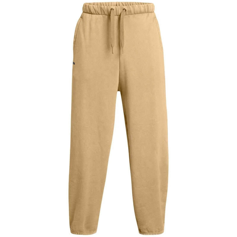 Image of Under Armour Mens Icon Closed Hem Fleece Joggers Brown male S