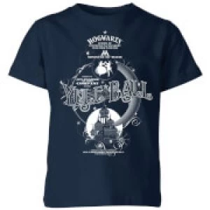 Image of Harry Potter Yule Ball Kids T-Shirt - Navy - 5-6 Years - Navy