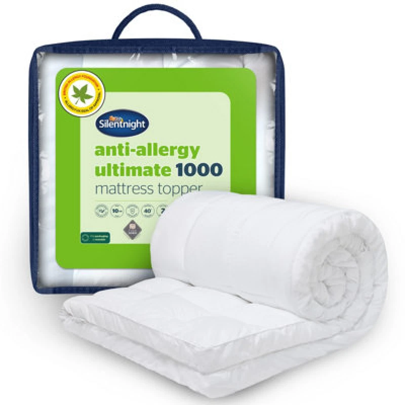 Image of Silentnight Anti Allergy Ultimate 10Cm Mattress Topper - Single
