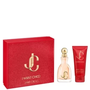 Image of Jimmy Choo I Want Choo Gift Set 60ml Eau de Parfum + 100ml Body Lotion