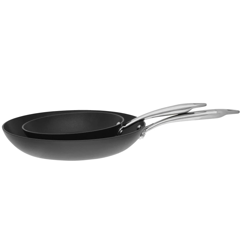 Image of Linea Excellence Twin Frying Pans Silver unisex One Size