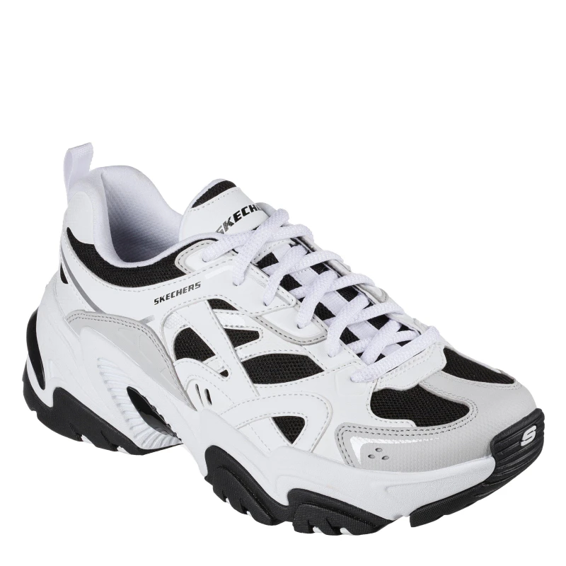 Image of Skechers Womens Staminav2 Classic Low-Top Trainers White/Black female 2 (35)