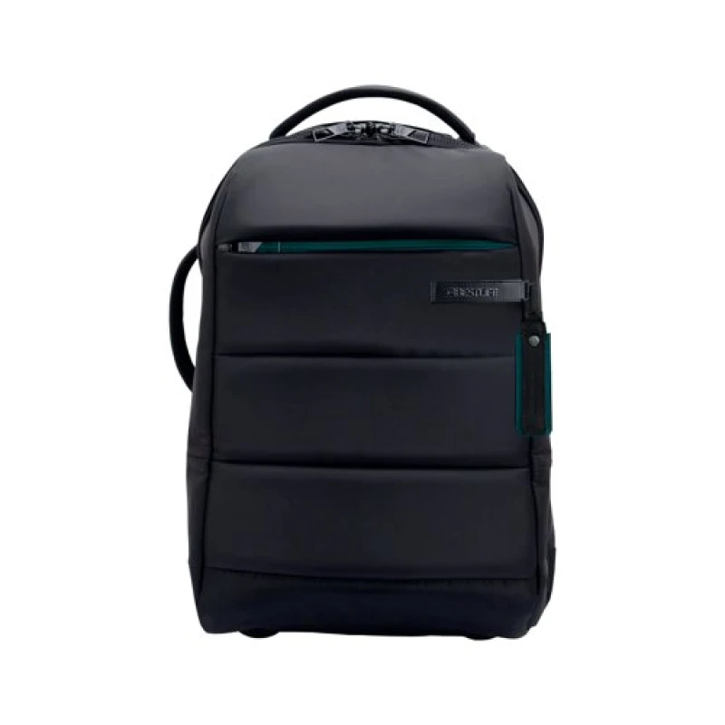 Image of BestLife 15.6" Trolley Backpack USB Black and Green BT-3335P