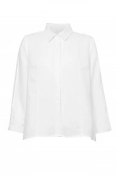 Image of Great Plains Lagos Linen Shirt Optic White