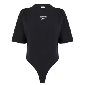 Image of Reebok Logo Bodysuit Womens - Black