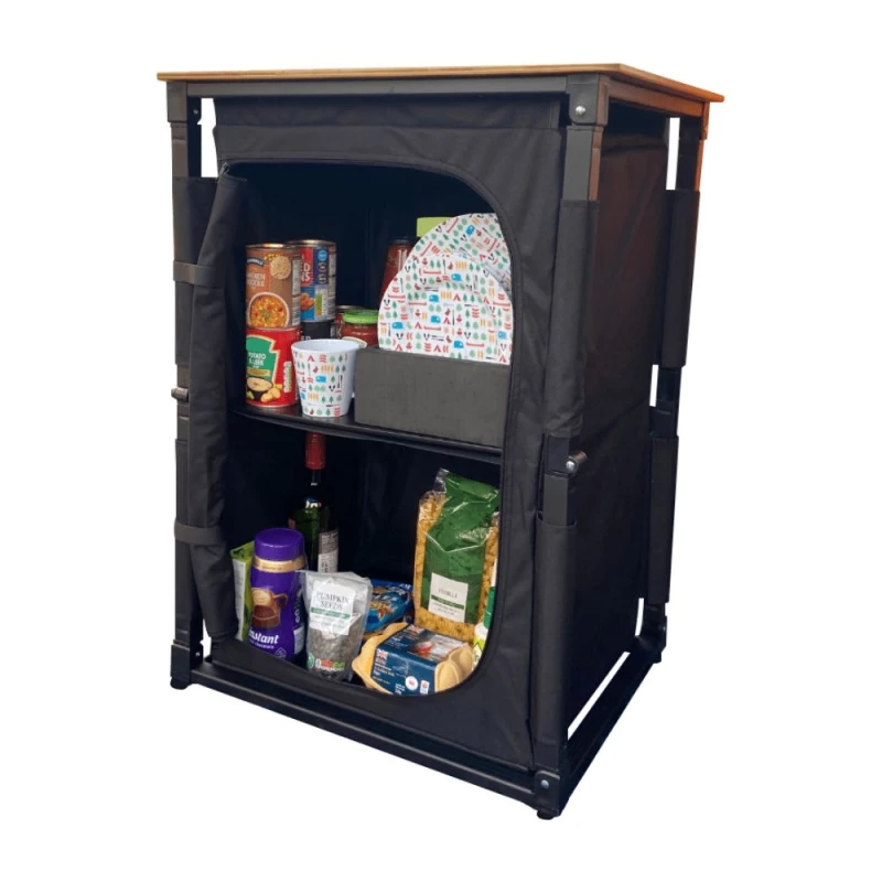 Image of Olpro Bamboo Cooking Table 60cm x 49cm x 82cm Size: 60cm x 49cm x 82cm Multicolor Unisex 60cm x 49cm x 82 cm