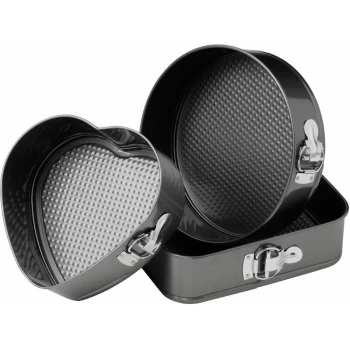 Image of Non Stick Springform Cake Tins - Set of 3 - Premier Housewares