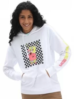 Image of Vans Vans X Spongebob Best Buddies Hoodie, White, Size S, Women