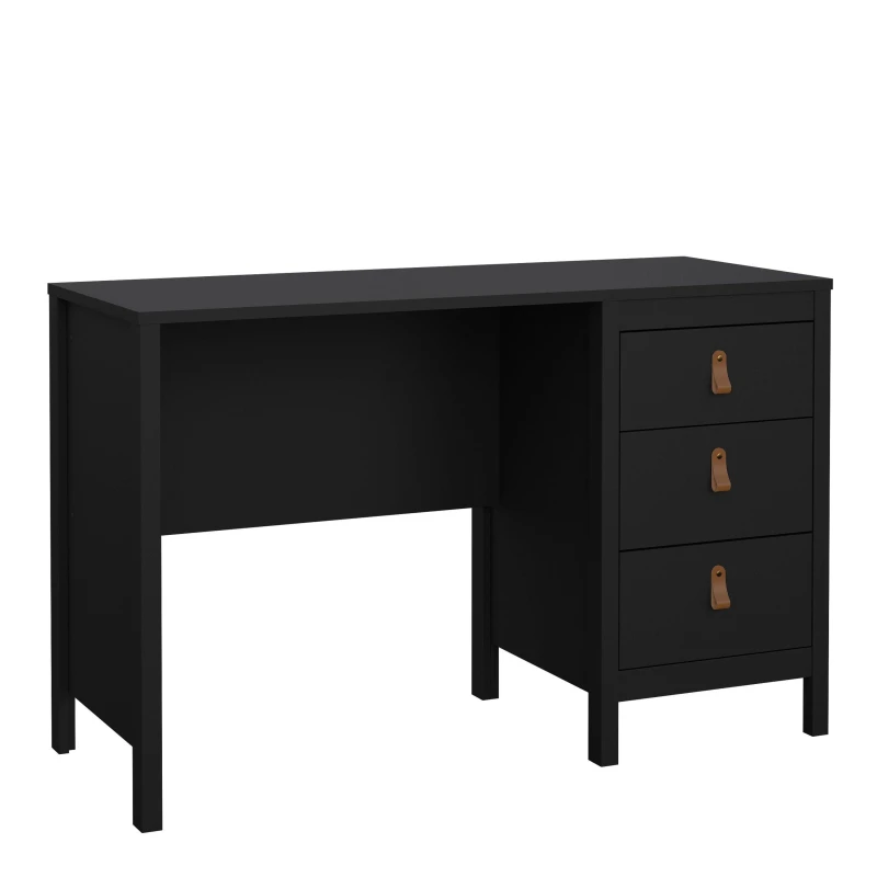 Image of Indoor Furniture Group Barcelona Desk 3 Drawers Matt Black 72579681GMGM